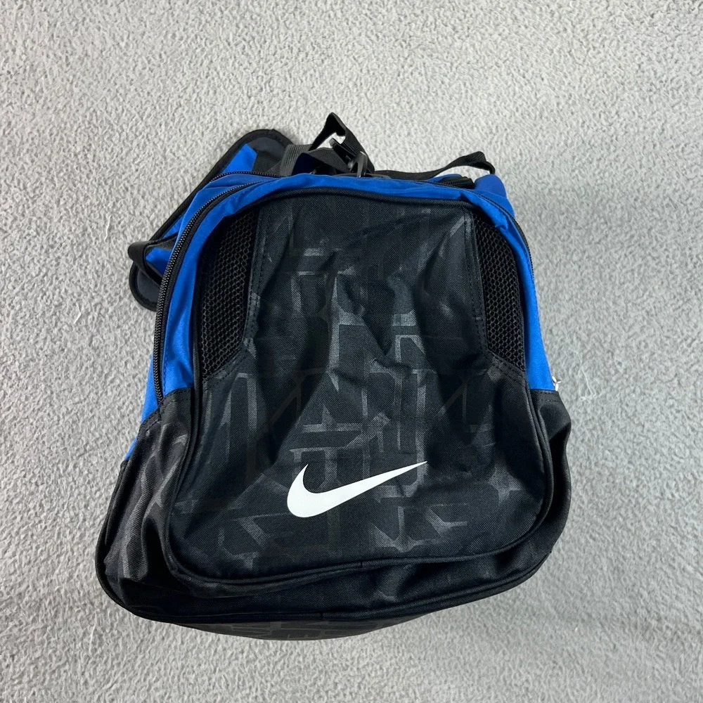 Nike Team Training Duffel Bag Unisex Medium Blue Black Vintage NWT